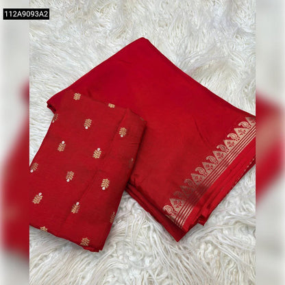 Pure Mysore Crepe Viscose Saree