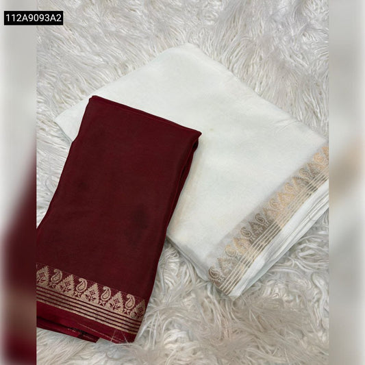 Pure Mysore Crepe Viscose Saree