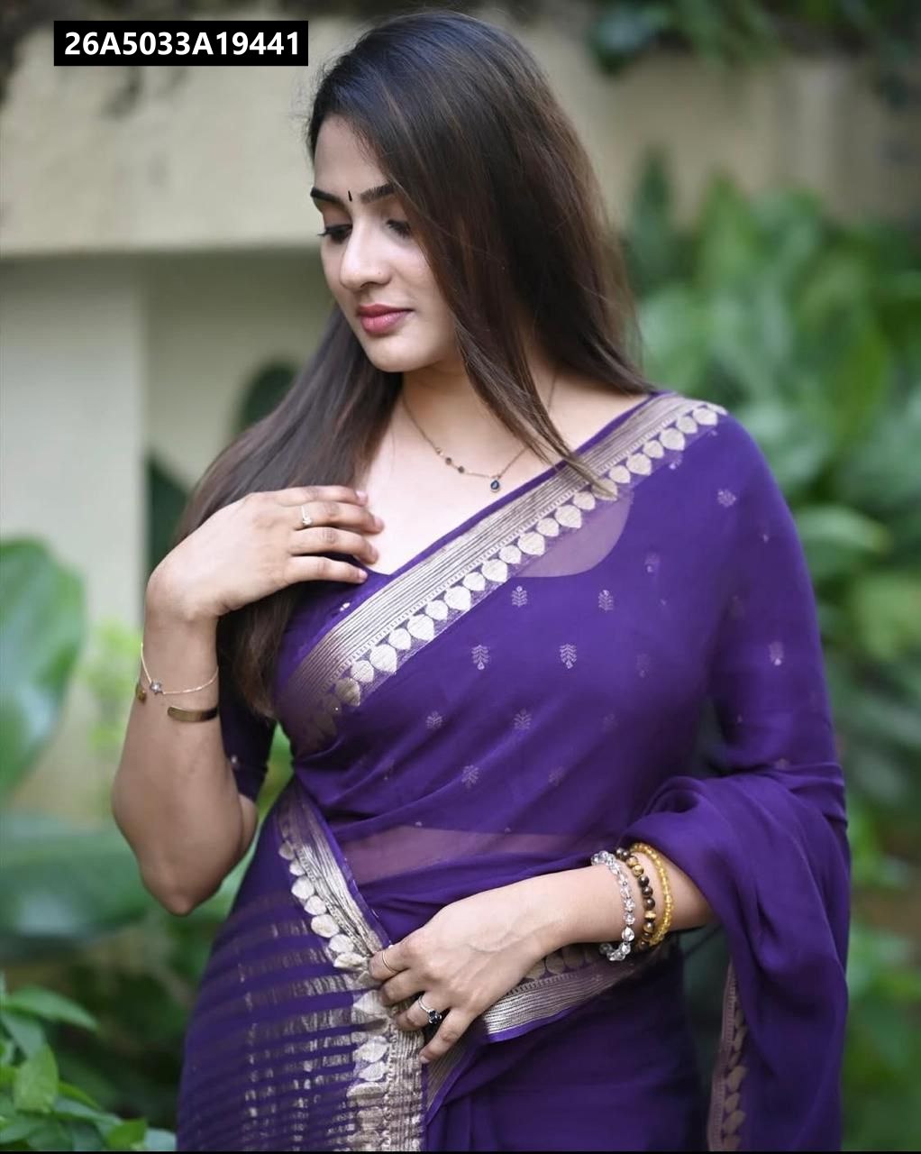 Pure Viscose Chinnon Soft Saree