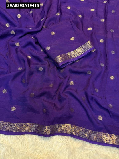 Pure Viscose Weaving Jacquard Saree