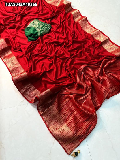 Premium Soft Silk Chit Pallu Saree