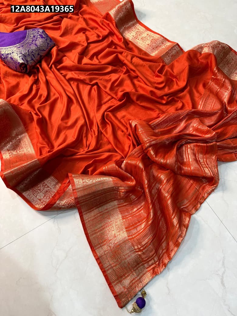 Premium Soft Silk Chit Pallu Saree