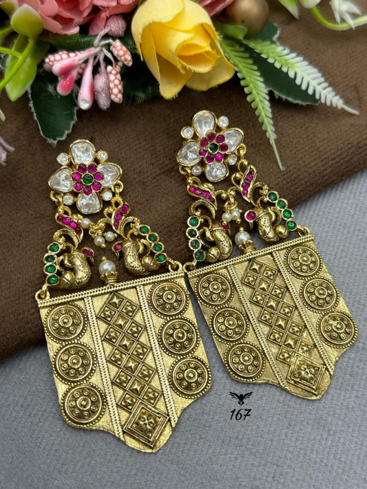 Ancient royal theme Contemporary Earrings