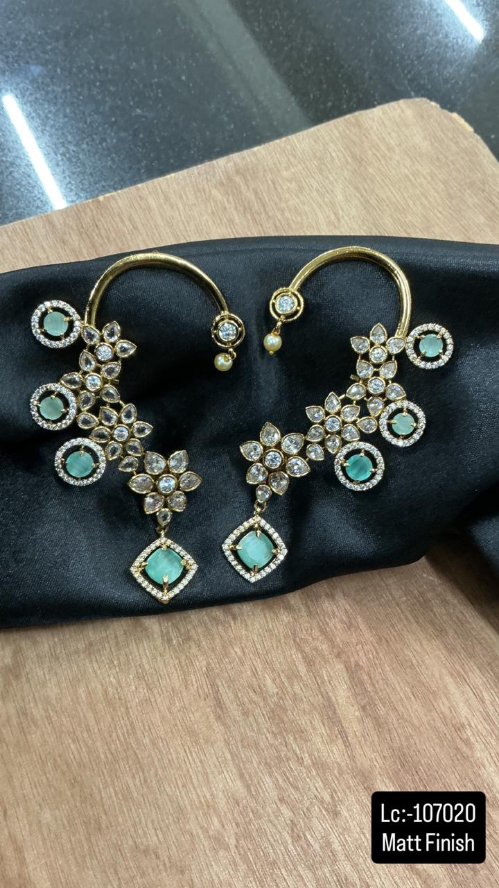 Floral Diamond Earclimber