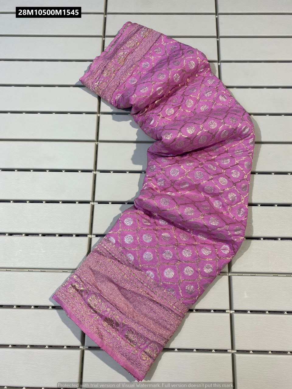 Pure Khadi Georgette Silk Saree