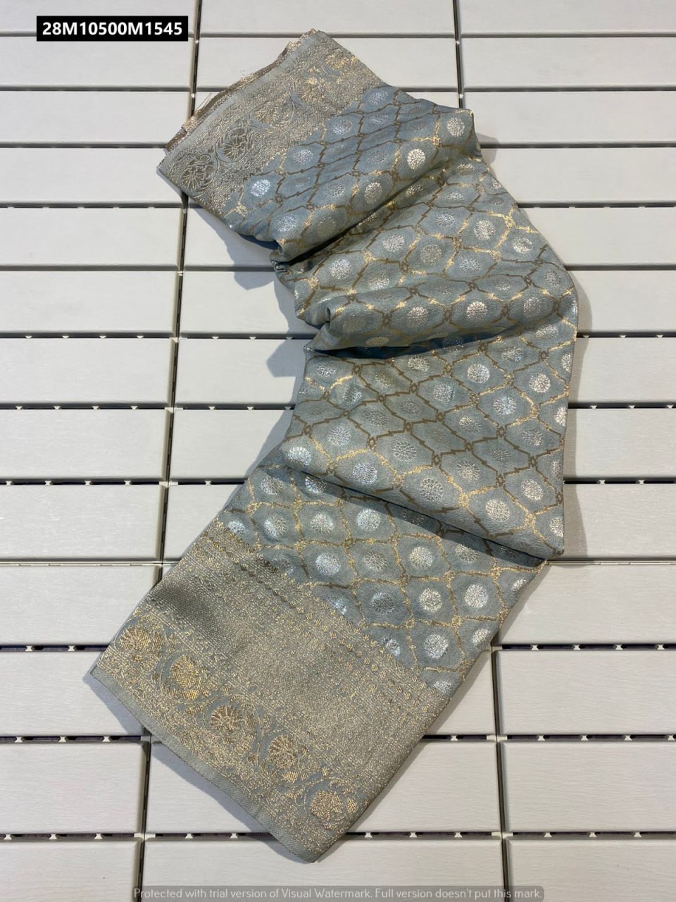 Pure Khadi Georgette Silk Saree