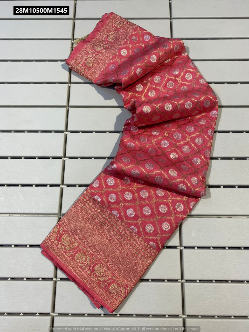 Pure Khadi Georgette Silk Saree