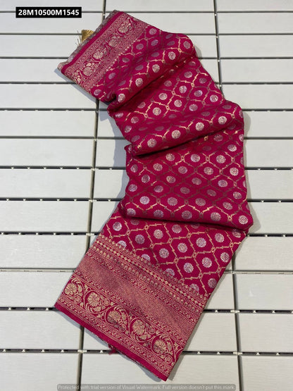 Pure Khadi Georgette Silk Saree