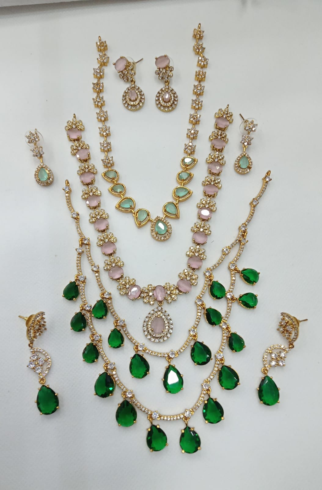 Cz Stone Combo of 3 sets