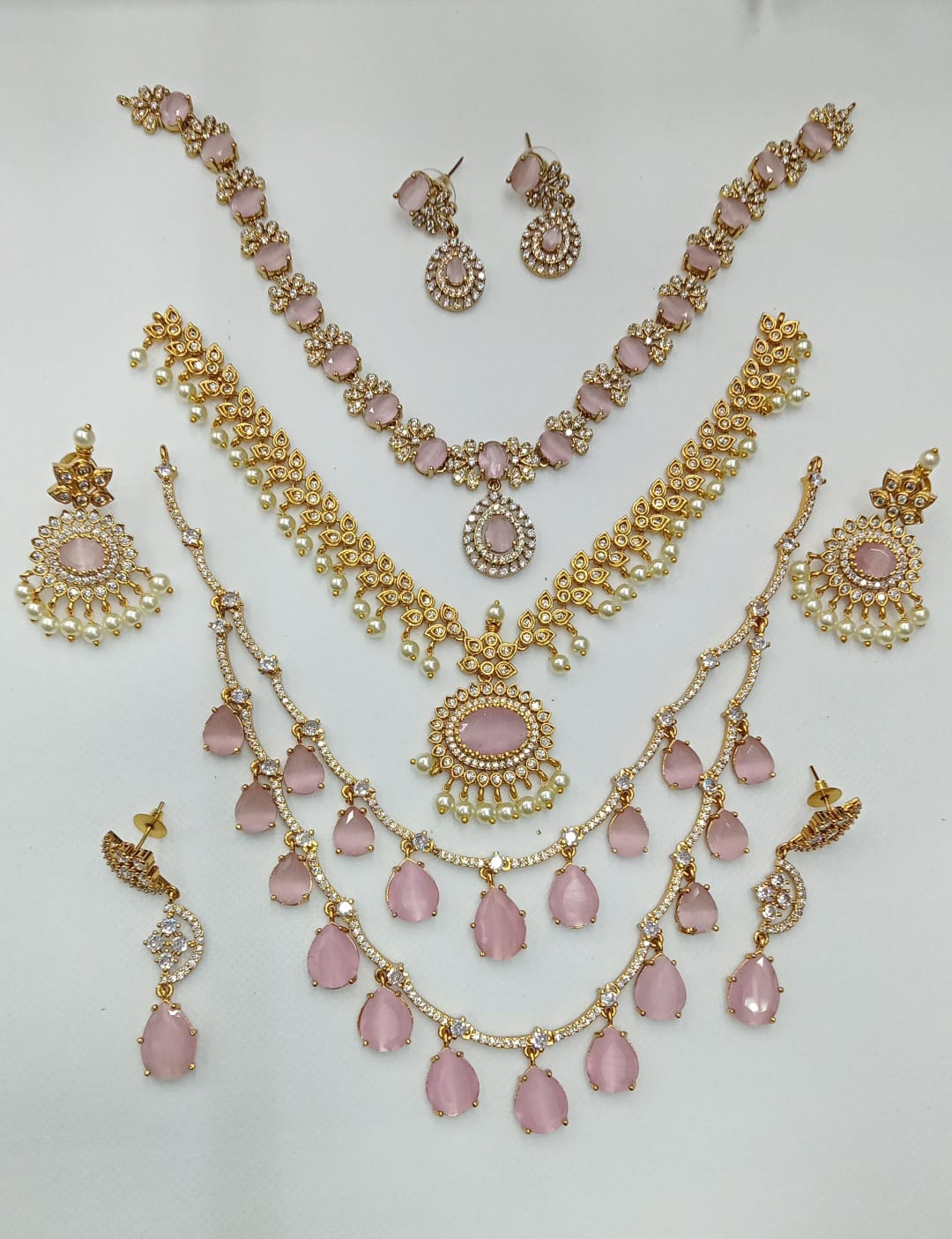 Cz Stone Combo of 3 sets