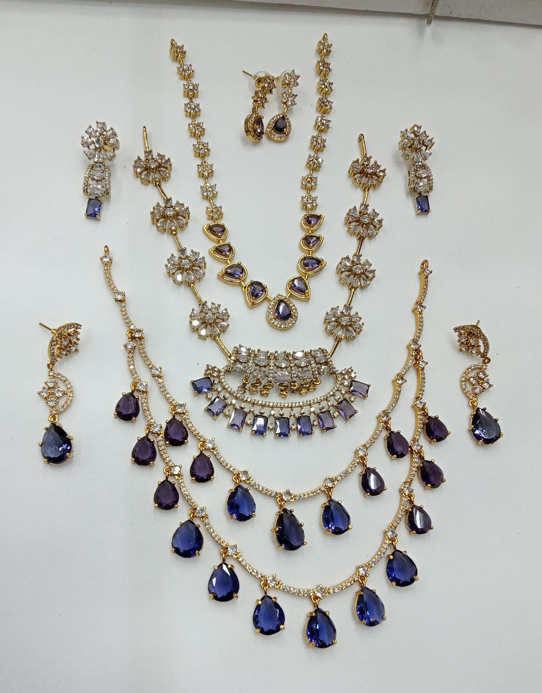 Cz Stone Combo of 3 sets