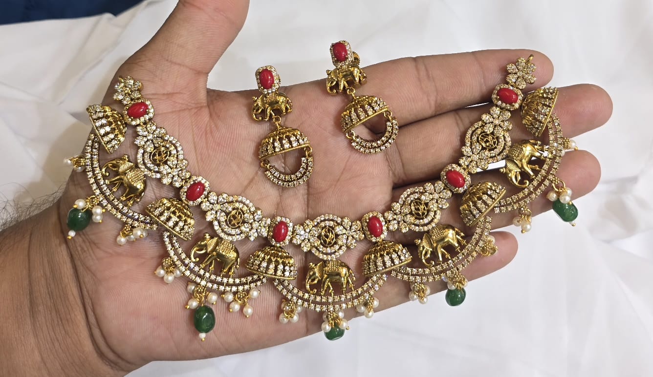 Vintage Elephant Necklace