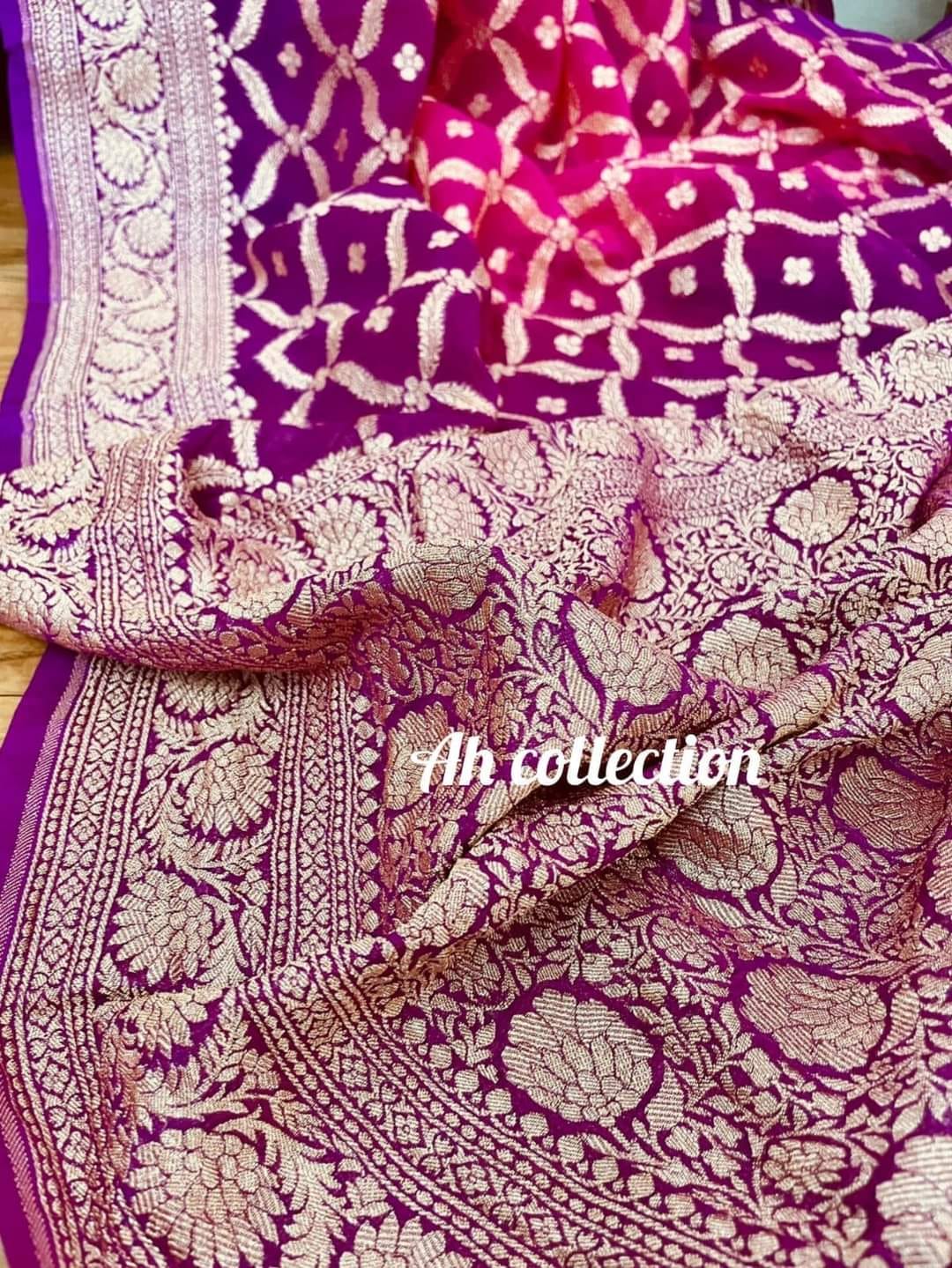 Banaras Georgette Silk Saree