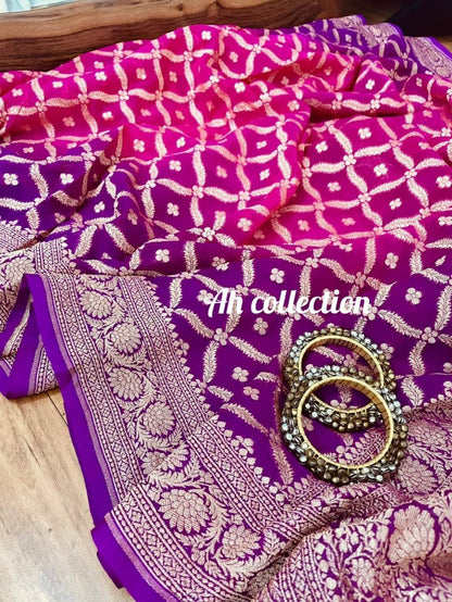Banaras Georgette Silk Saree