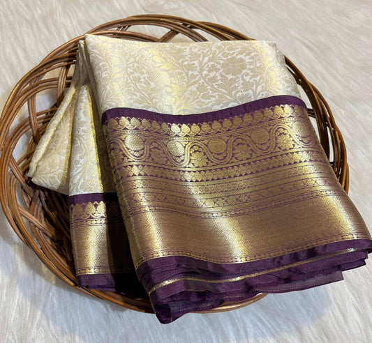Banarsi Zari tanchui  Soft silk saree