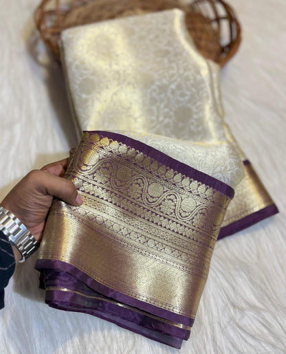 Banarsi Zari tanchui  Soft silk saree