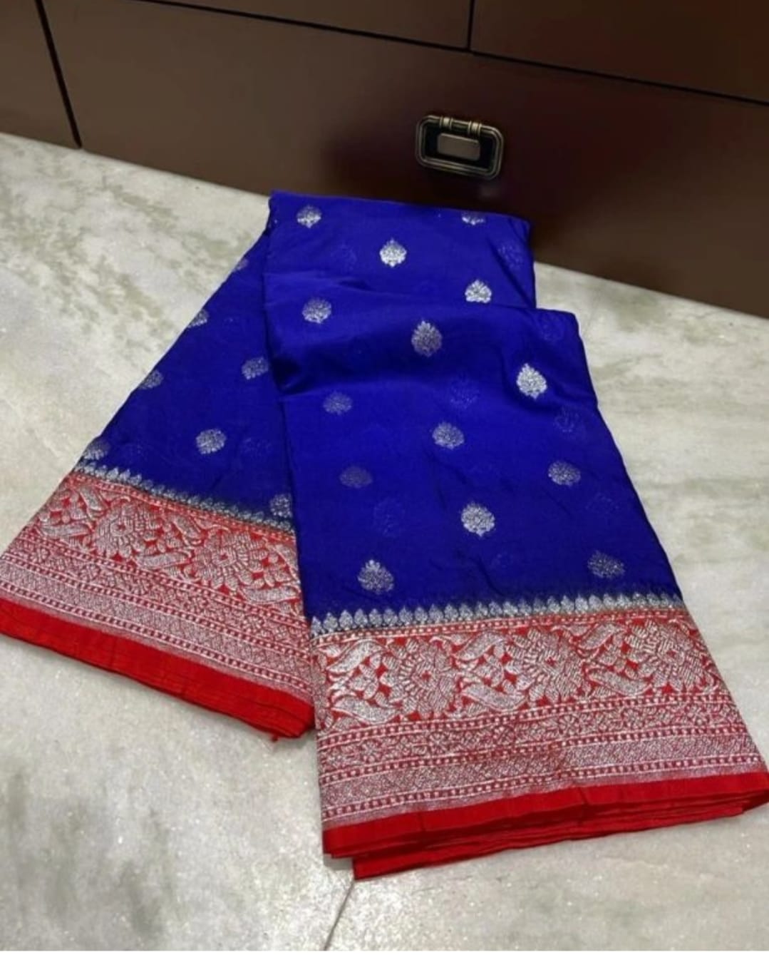 Handloom semi katan georgette silk soft saree
