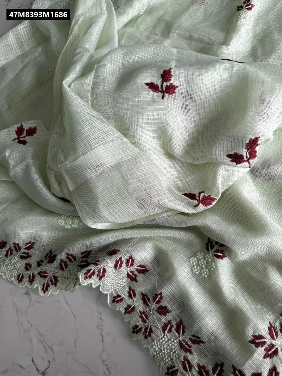 Kota Doriya Saree With Multi Thread Work