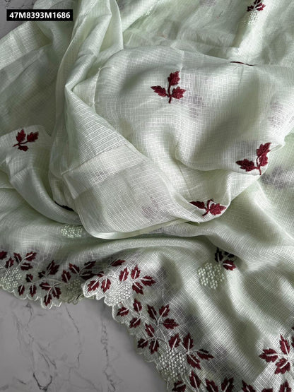 Kota Doriya Saree With Multi Thread Work