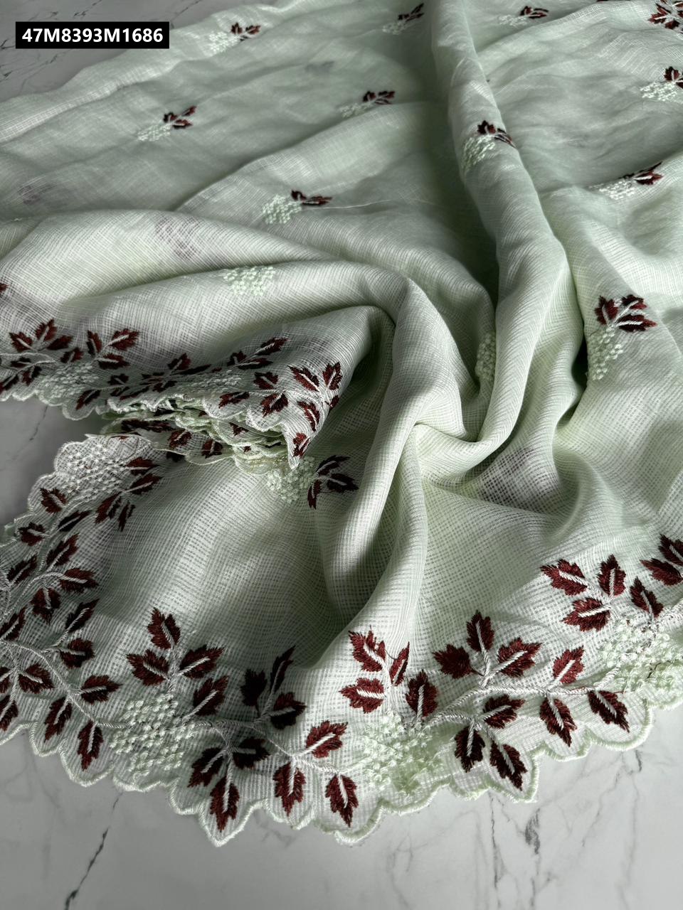 Kota Doriya Saree With Multi Thread Work