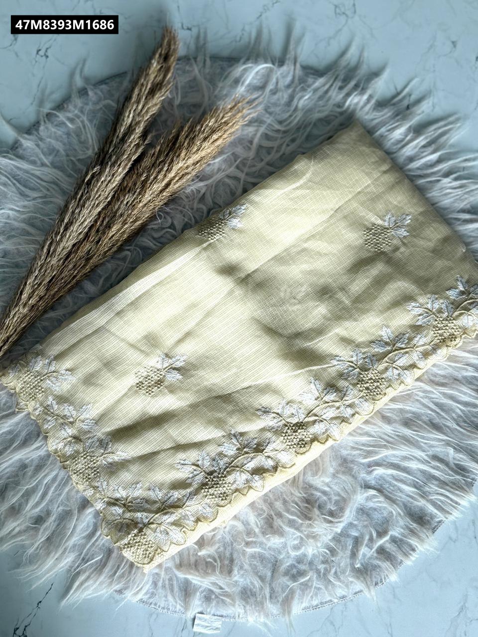 Kota Doriya Saree With Multi Thread Work