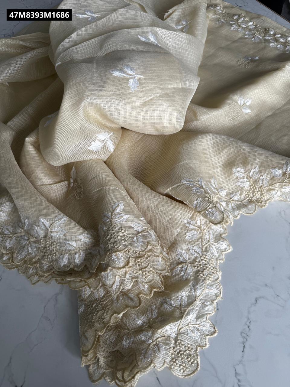 Kota Doriya Saree With Multi Thread Work