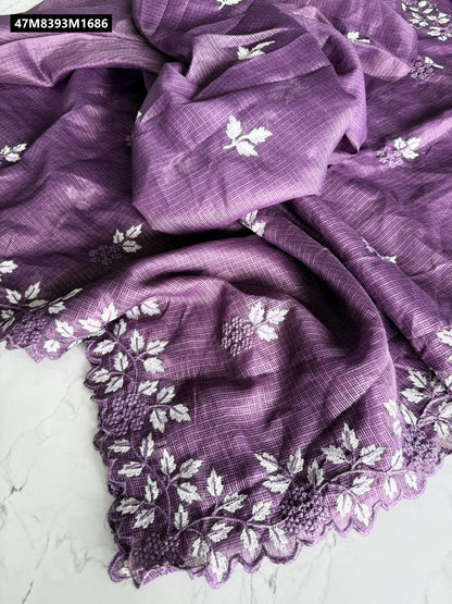 Kota Doriya Saree With Multi Thread Work