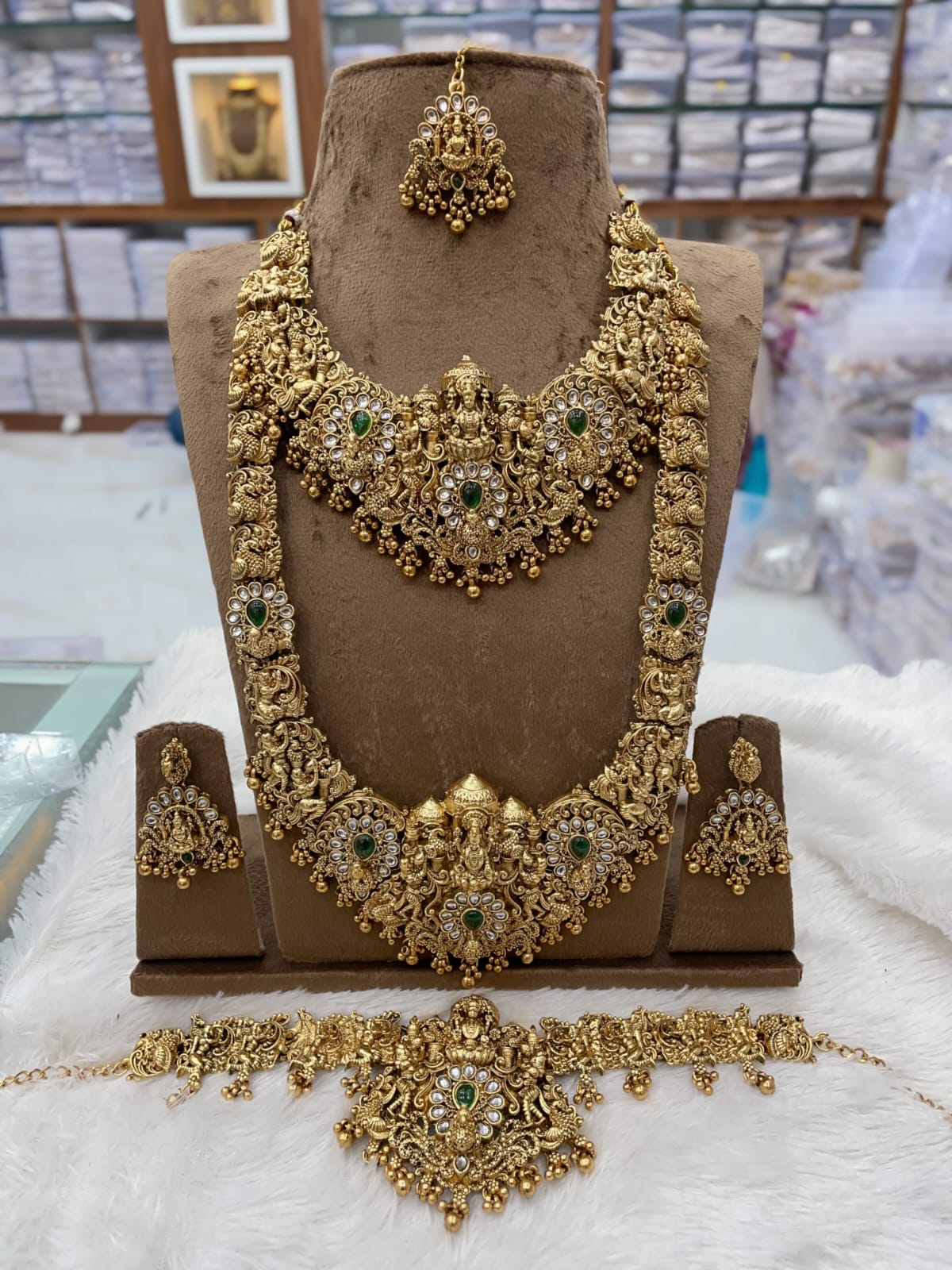 Bridal Nakshi Jewellery Set