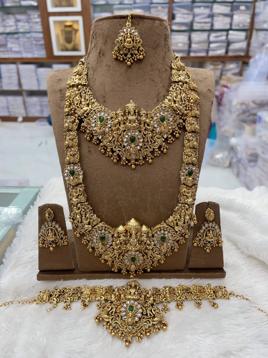 Bridal Nakshi Jewellery Set