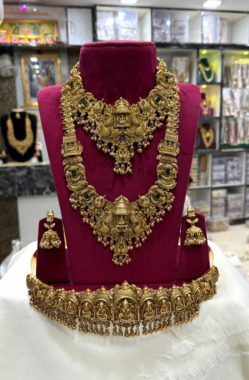 Full Bridal Nakshi Combo Set