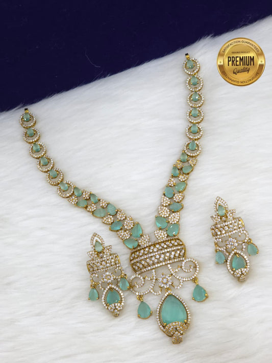 Contemporary CZ Stone Necklace