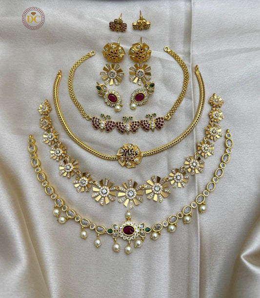 Beautiful Minimal Necklace Combo of 4 sets