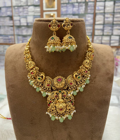 nakshi short bridal necklace