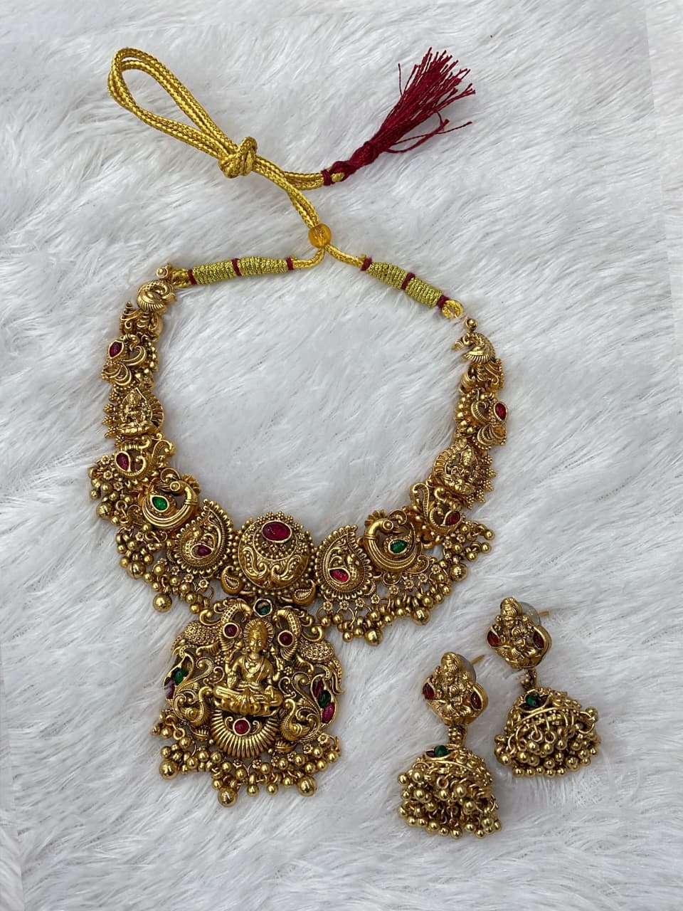nakshi short bridal necklace