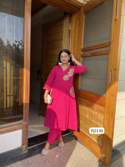 Tubelight Handwork Co-Ord Set