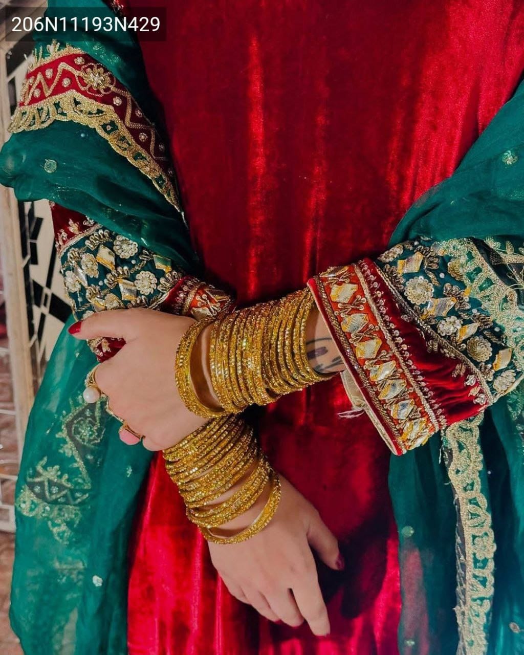 Velvet Kurthi-Palazzo Set