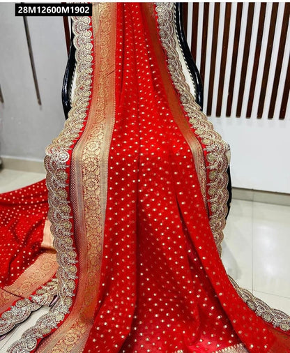 Pure Crepe Khadi Silk Pattu Saree