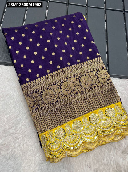 Pure Crepe Khadi Silk Pattu Saree