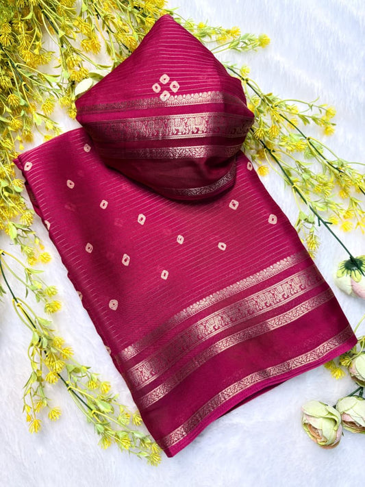 Crepe Silk Saree