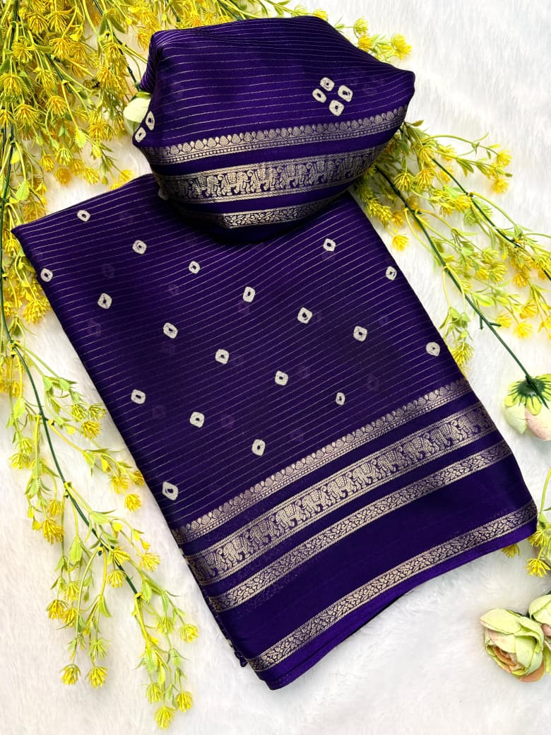 Crepe Silk Saree