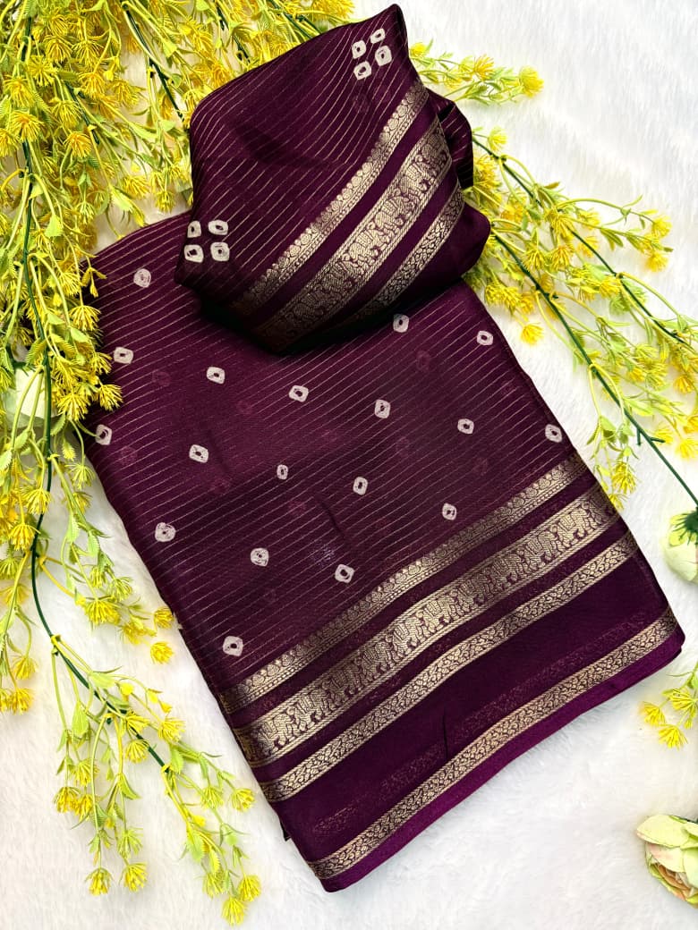 Crepe Silk Saree