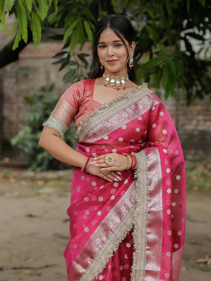 Banarasi Soft Premium Semi Tissue Silk saree