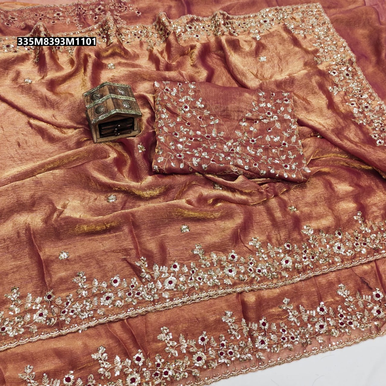 Pure Fandy Chiffon saree