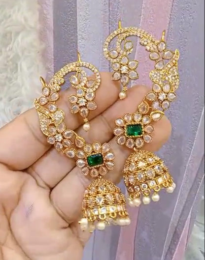 CZ Earclimber Earrings