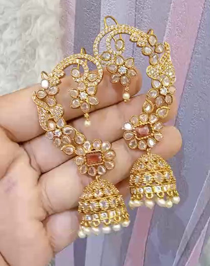 CZ Earclimber Earrings