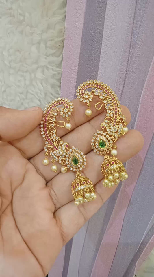 Ruby-Kemp earclimber Earrings