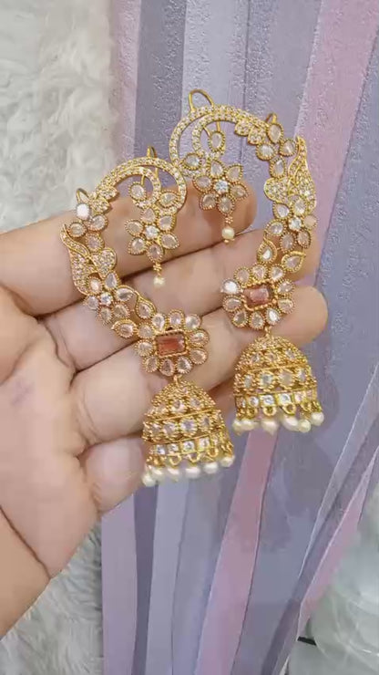 CZ Earclimber Earrings