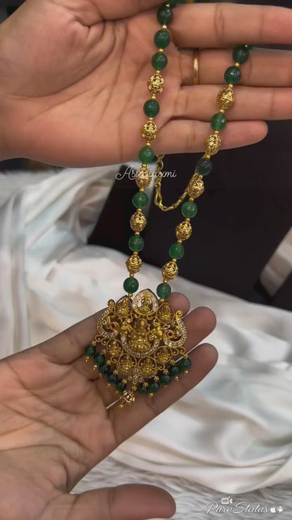 Ashtalaxmi locket Beads Chain